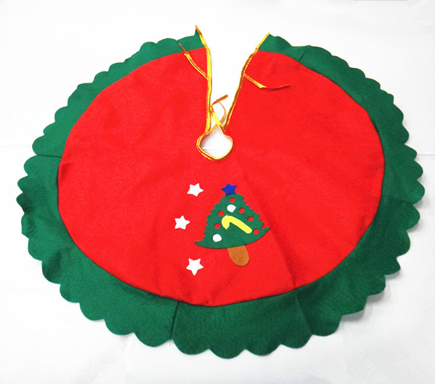 jupe arbre de Noël décorations cadeaux de Noël scène de Noël assortie