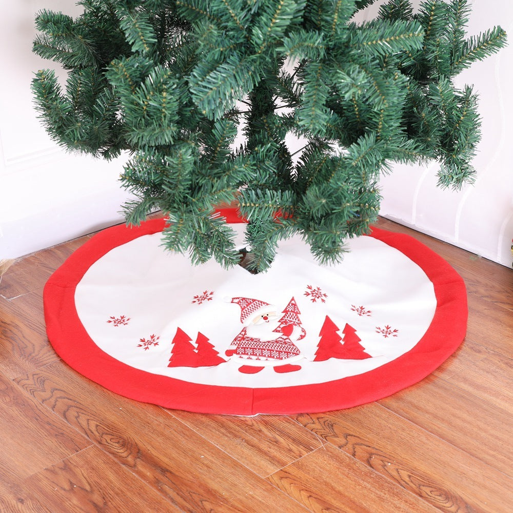 jupe arbre de Noël décorations cadeaux de Noël scène de Noël assortie