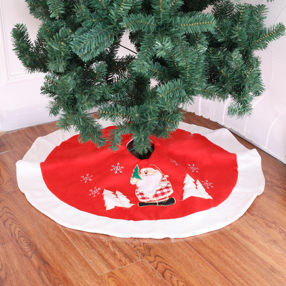 jupe arbre de Noël décorations cadeaux de Noël scène de Noël assortie