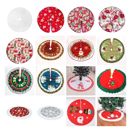 jupe arbre de Noël décorations cadeaux de Noël scène de Noël assortie